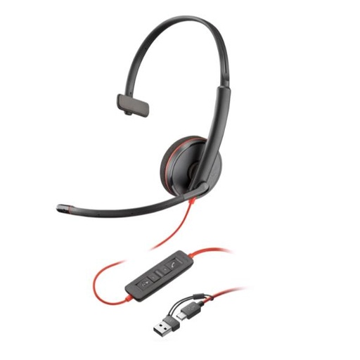 [8X214AA] POLY BW 3210 MONO USB-C+A+AUX MOQ12
