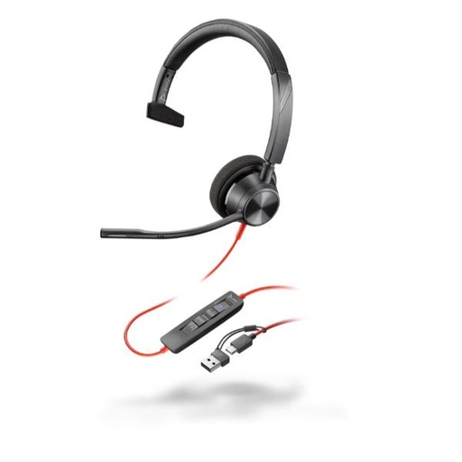 [8X216AA] POLY BW 3310 MONO -M USB-C MOQ10