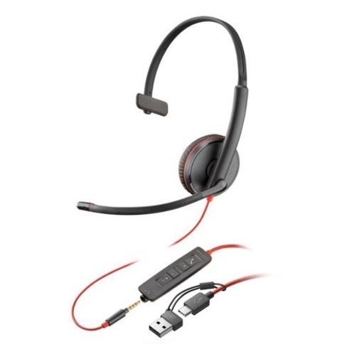 [8X227AA] POLY BW 3215 USB-C HS +3.5MMP MOQ12