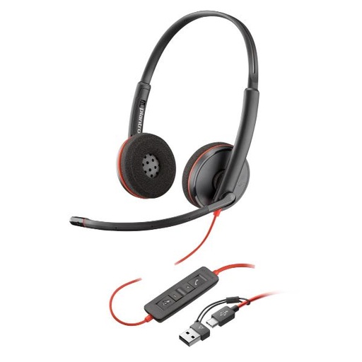 [8X228AA] POLY BW 3220 STEREO USB-C HS +US