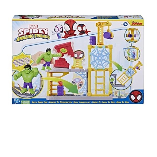 [F37175L0] SPIDEY PLAYSET HULK SPACCATUTTO