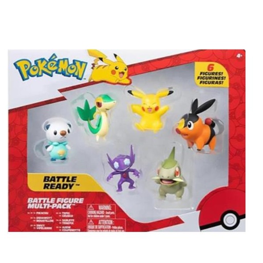 [PK060400] PKMN BATTLE FIGURE 6PERS DLX ASS.4