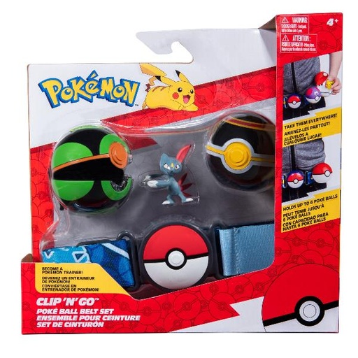 [PK170300] PKMN CLIPNGO POKÉ SETCINTURA ASST3