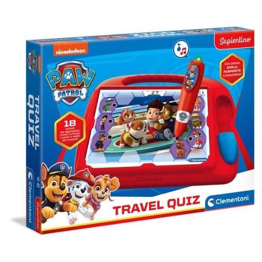 [16335A] SAPIENTINO TRAVEL QUIZ PAW PATROL