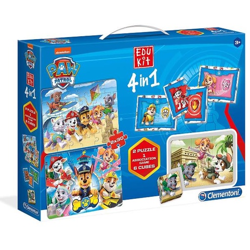 [18291A] EDUKIT 4 IN 1 - PAW PATROL