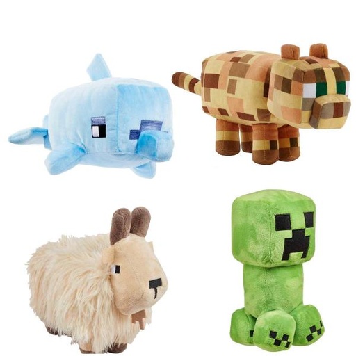 [HBN39] MINECRAFT PELUCHE PERSONAGGI ASS.TO