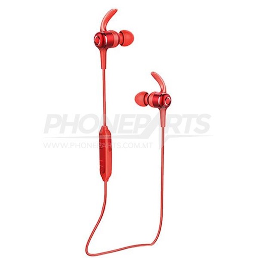 [RAU0574] ROCK - CUFFIETTE BLUETOOTH - ROSSO