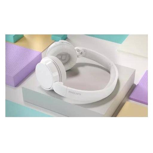 [TAH4209WT/00] CUFFIA OVER-EAR WIRELESS BASS+ WH