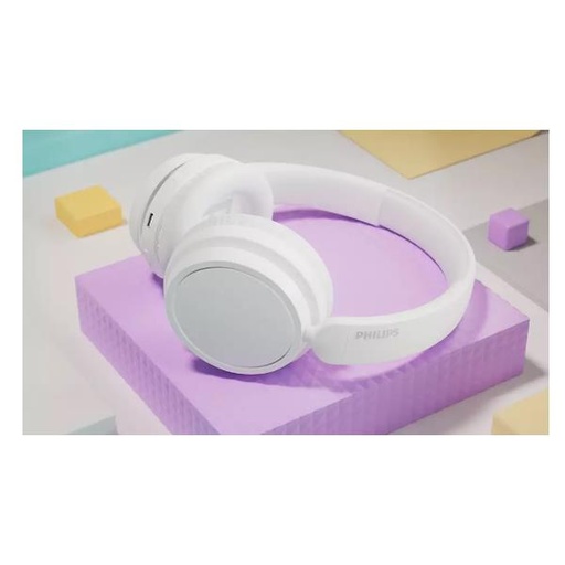 [TAH5209WT/00] CUFFIA OVER-EAR WRLS BASS+ S5 WHITE