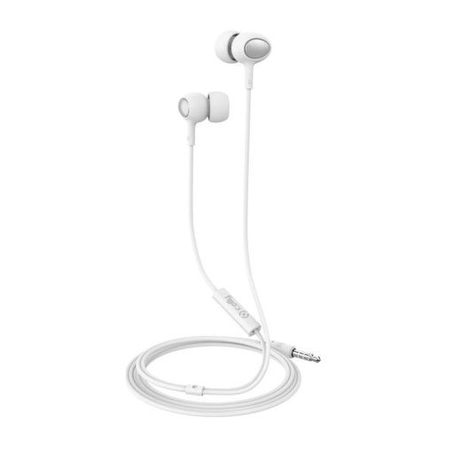 [UP500WH] STEREO EAR 3.5MM ROUND CABLE WHITE