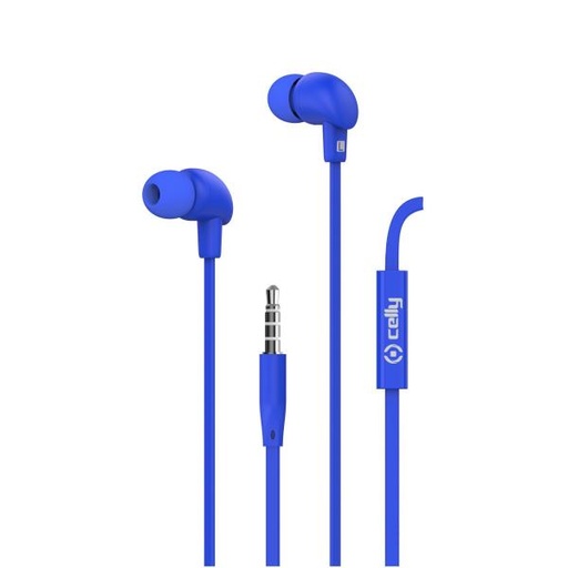 [UP600BL] STEREO EAR 3.5MM ROUND CABLE BLUE