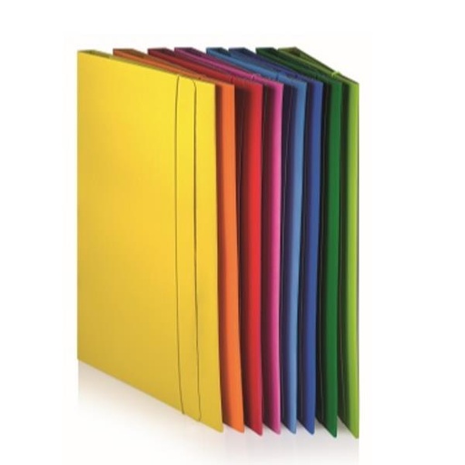 [0208805VC] CF10CARTELLE 3LEMBI C/ELAST VERDE C