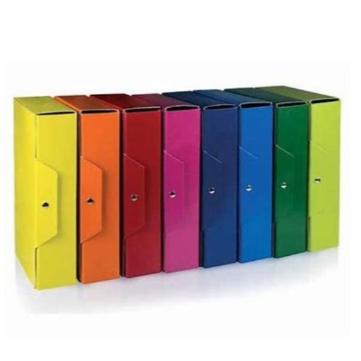 [020E7613G] CF5SCATOLE PROG C/BOTT DORSO6 GIALL