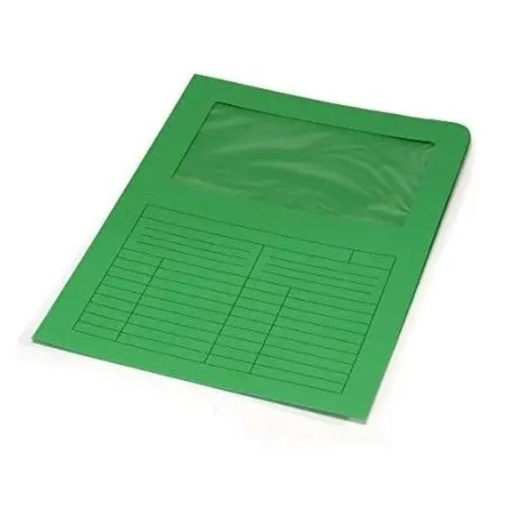 [700-V] CF50 CARTELLINE C/FINESTRA 120GR VE