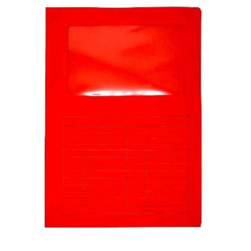 [720-R] CF20 CARTELLINE C/FINESTRA 200GR R