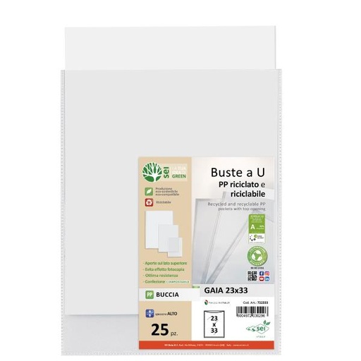 [722333] CF25 BUSTE GAIA 230X330 PP BUCCIA