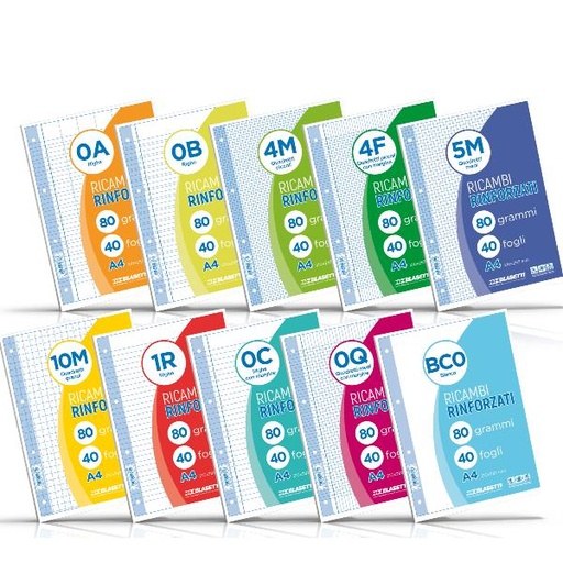 [2332] RICAMBI A4 RIGHE 1RC 40FF