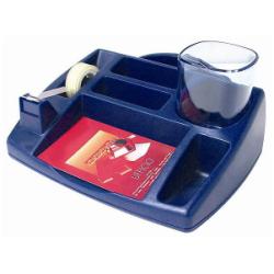[4121A] PORTAOGGETTI TAVOLO BLU OPACO