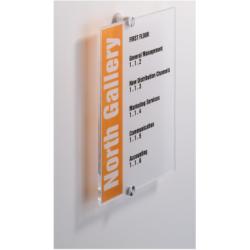 [4825-19] CRYSTAL SIGN 210 X 297 MM. TARGA PE