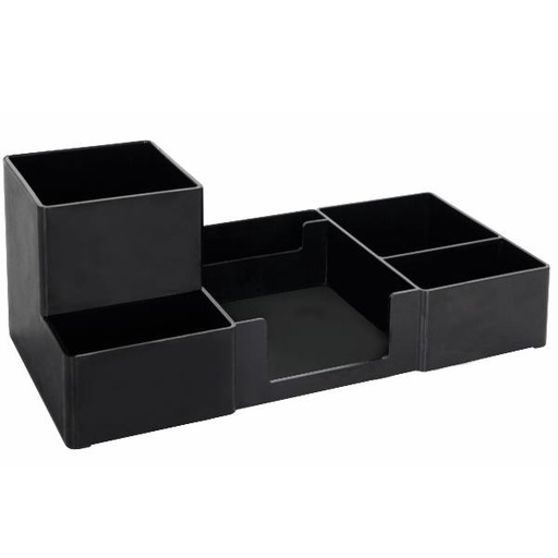 [5450A] PORTAOGGETTI SCRIVANIA COLORE NERO