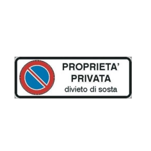 [590EF6203] SEGN. ALLUM 350X125MM DIV SOSTA