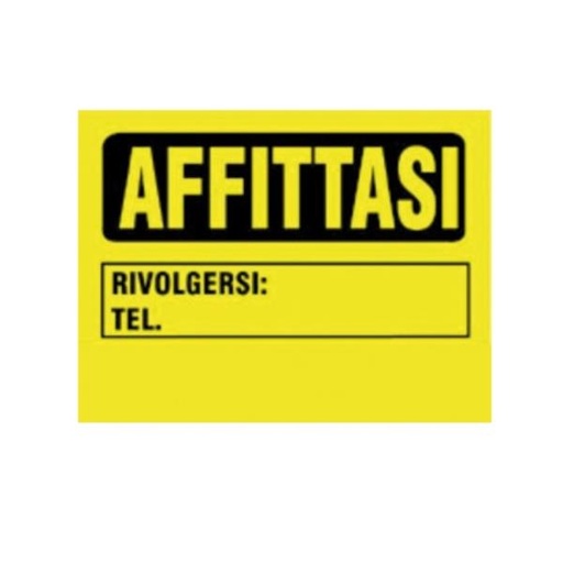[597AFF] CF5 CARTELLI AFFITTASI 230X330MM