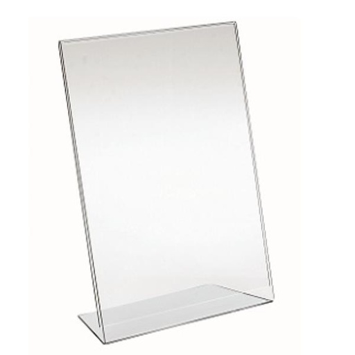 [7057A] PORTADEPLIANT ACRILICO 20X30 VERTIC