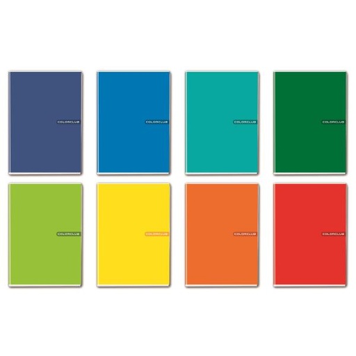 [7114B] CF10QUADERNI COLOR CLUB A5 80G 5M