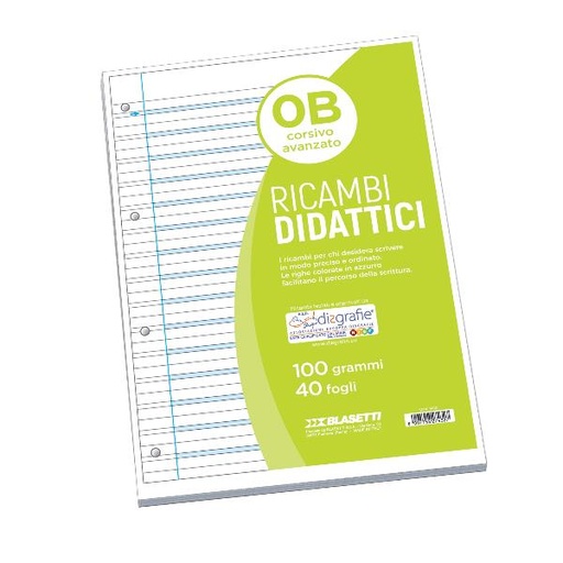 [7432B] RICAMBI DIDATTICI A4 0B 40FF 100GR