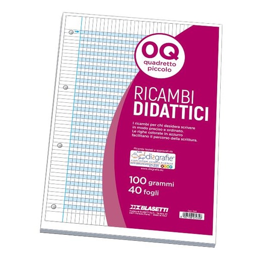 [7435] RICAMBI DIDATTICI A4 0Q 40FF 100GR