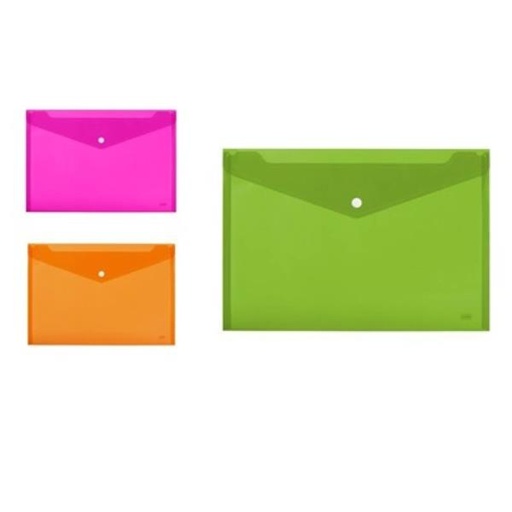 [80438A] CF3 CARTELLINEE A4 FLUO C/BOTTON