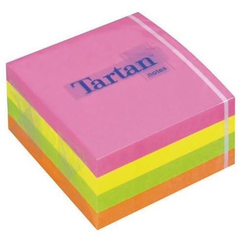 [8673] CUBO TARTAN NEON 4 COLORI 76X76