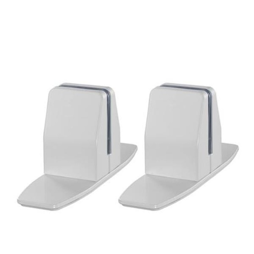 [NS-CLMPSTANDWHI] SET 2 MORSETTI DA SCRIVANIA BIANCO