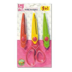 [06658] FORBICI 3 LAME DECORATIVE 17CM