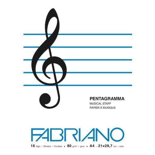 [19100378] CF10 QUADERNO MUSICA FABRIANO A4