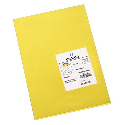 [200040155] CF50FF VIVALDI A4 185G GIALLO CA