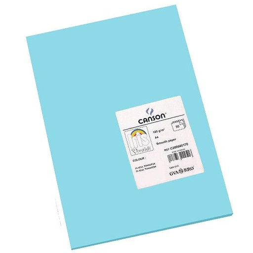[200040170] CF50FF VIVALDI A4 185G BLU TURCHESE