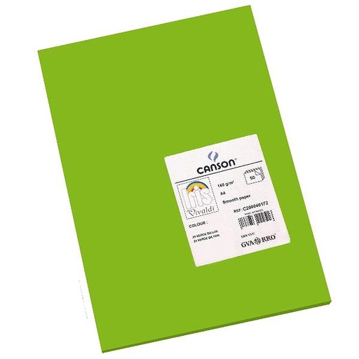 [200040172] CF50FF VIVALDI A4 185G VERDE BRIL.