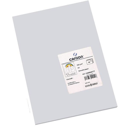 [200040177] CF50FF VIVALDI A4 185G GRIGIO CH.