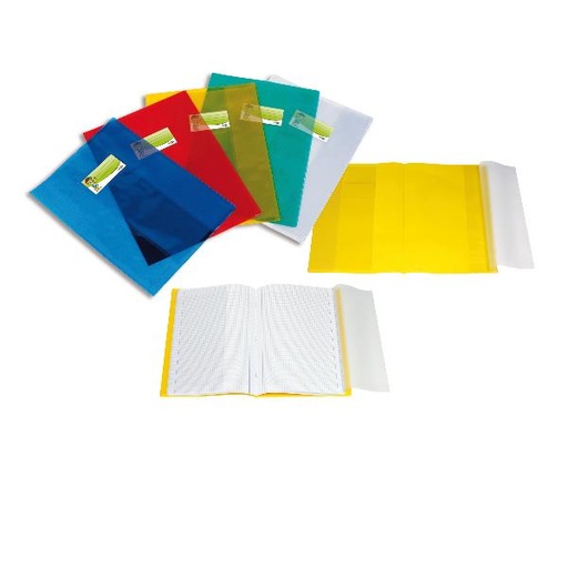[21020205] COVER MAXI A4 PVC LISCIO VERDE