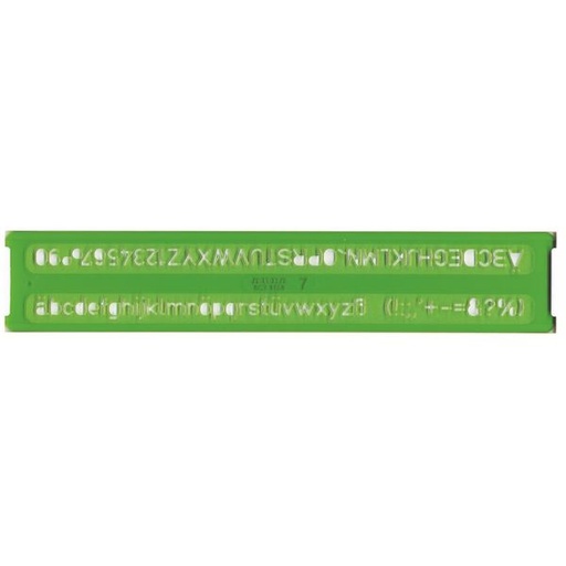 [30012] NORMOGRAFO NORME UNI 12MM