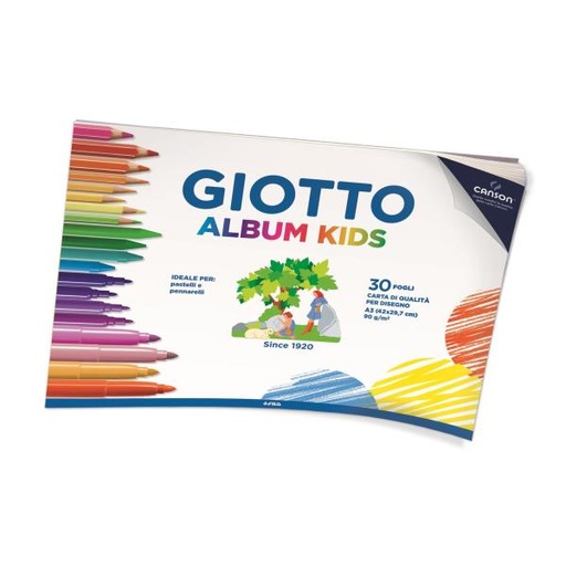 [580300] CF5 ALBUM KIDS 30 FG BIANCA 90G/MA3