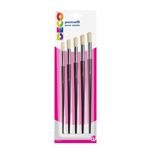 [K766/BL5] PENNELLI TONDI PURA SET.BLISTER5PZ