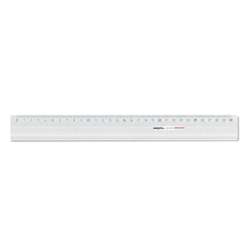 [18230A] RIGA 30 CM  ALLUMINIO