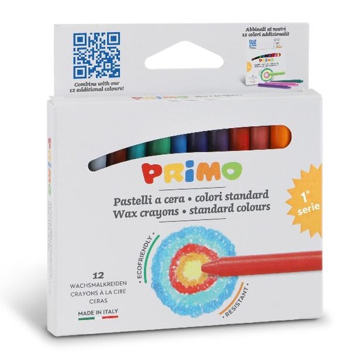 [0501PC12E] CF12 PASTELLI A CERA D 9 X 85MM ASS