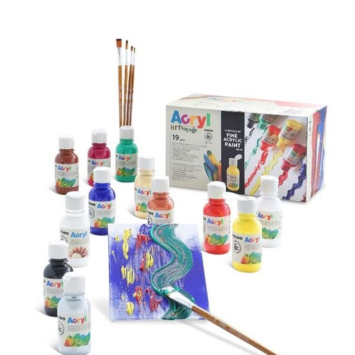 [402BOX2] MEGA BOX ACRYL 12 X 125ML