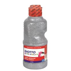 [531202] FLACONE 250ML TEMPERA ARGENTO GLITT