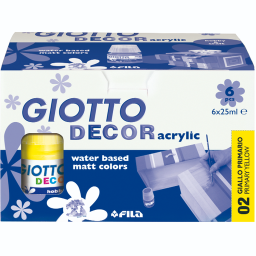 [538102] CF6 TEMPERA DA 25 ML GIALLO PRIMAR