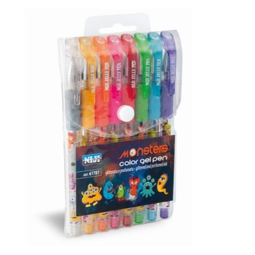 [61787] CF8 PENNE INCH. GLITTER PROF. 8 COL