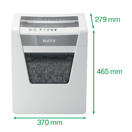 [80030000] LEITZ IQ DISTRUG. OFFICE P4 BIANCO